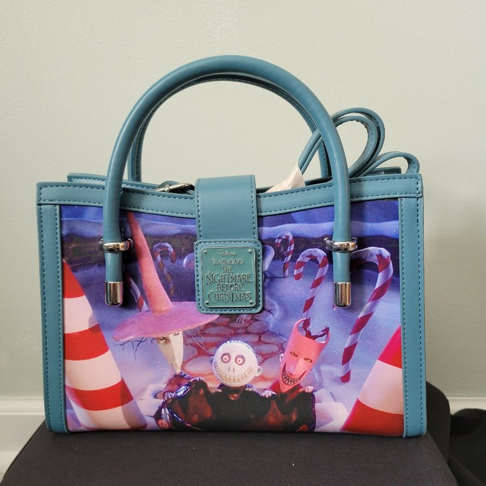 Loungefly Disney's The Nightmare Before  Christmas Scene Purse Crossbody NWT